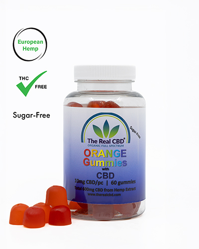 Sugar-Free CBD gummies 10mg CBD Orange taste